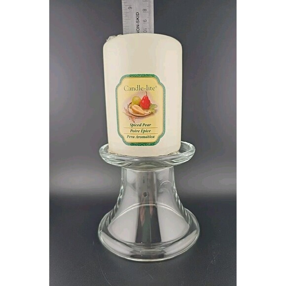 Colony Ambiance Votive & Pillar Round Clear Glass Candleholder Set With Candle - Picture 4 of 14